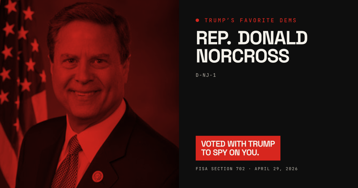 Donald Norcross share card
