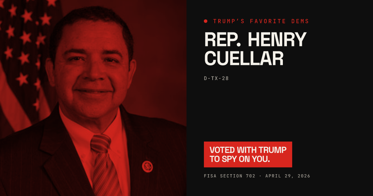 Henry Cuellar share card