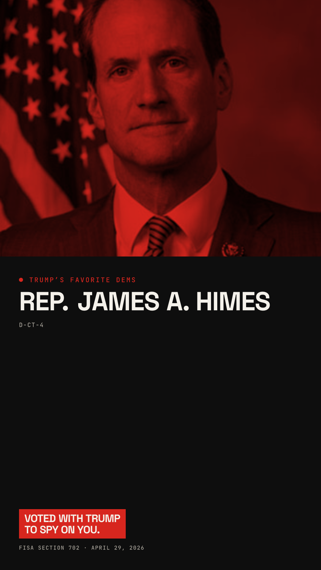James A. Himes share card