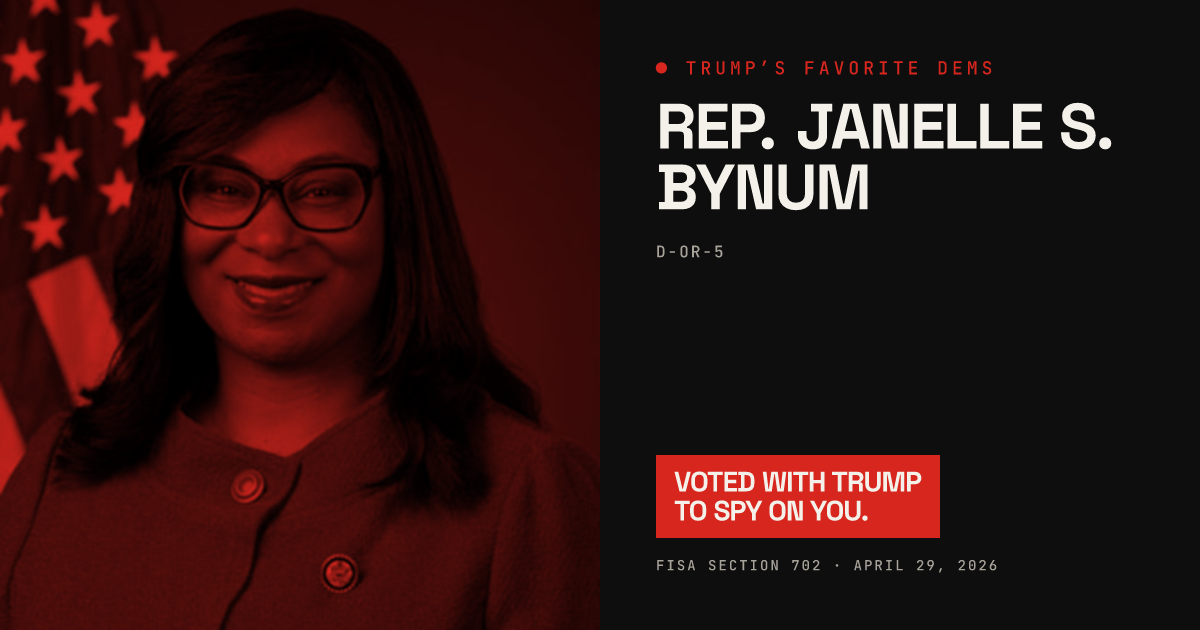 Janelle S. Bynum share card