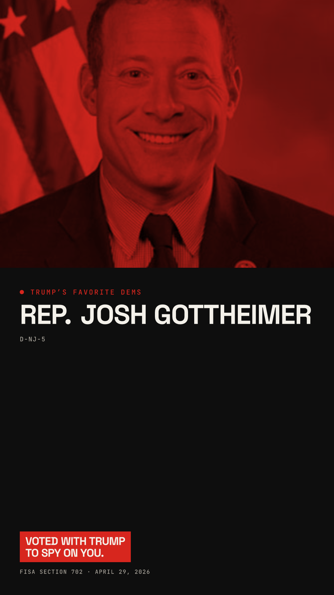 Josh Gottheimer share card