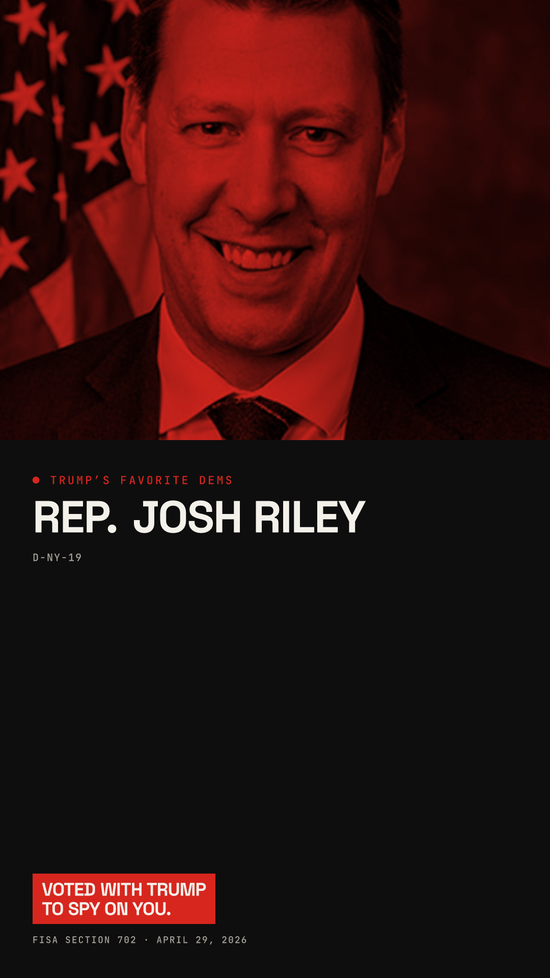 Josh Riley share card