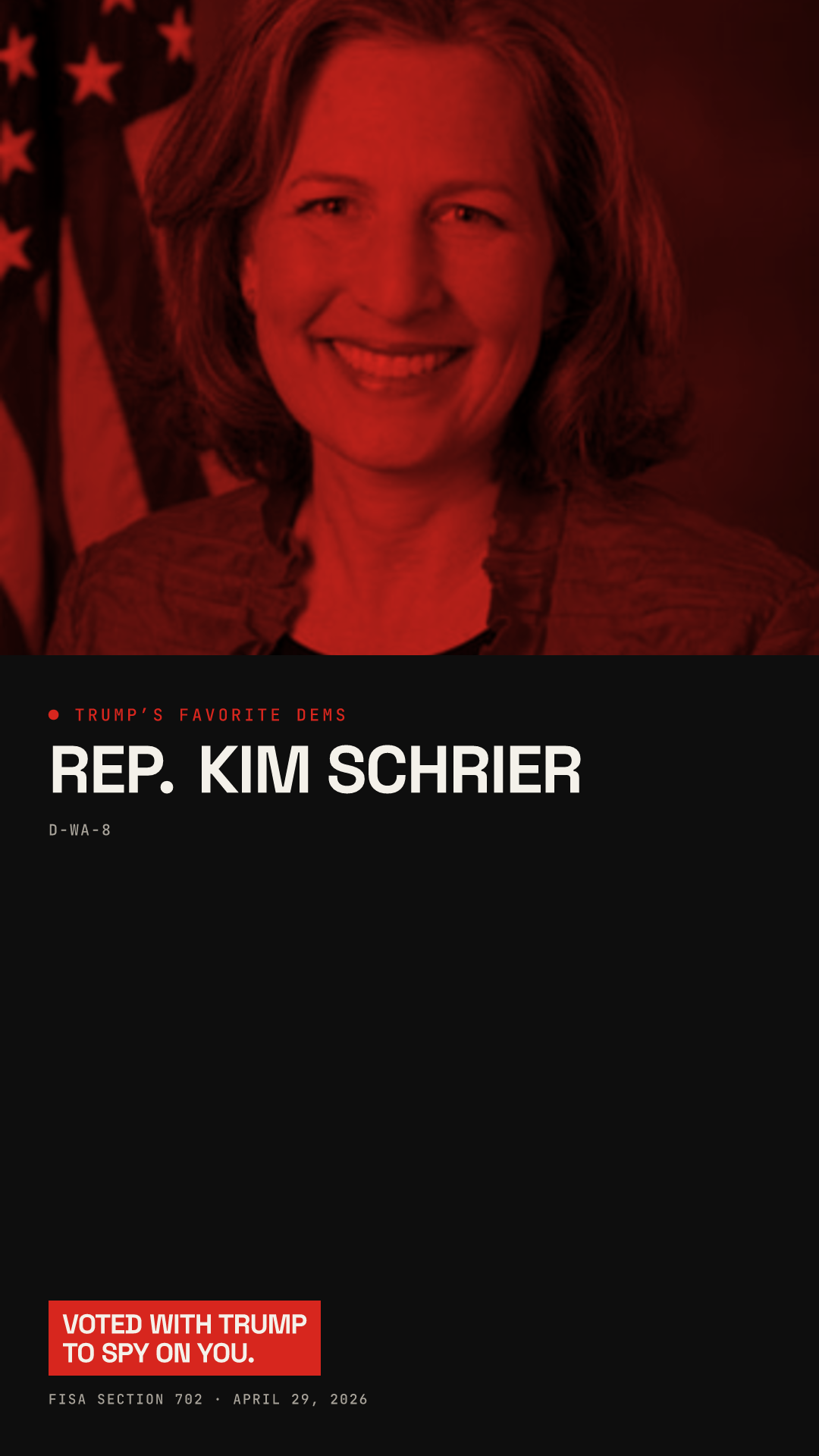Kim Schrier share card