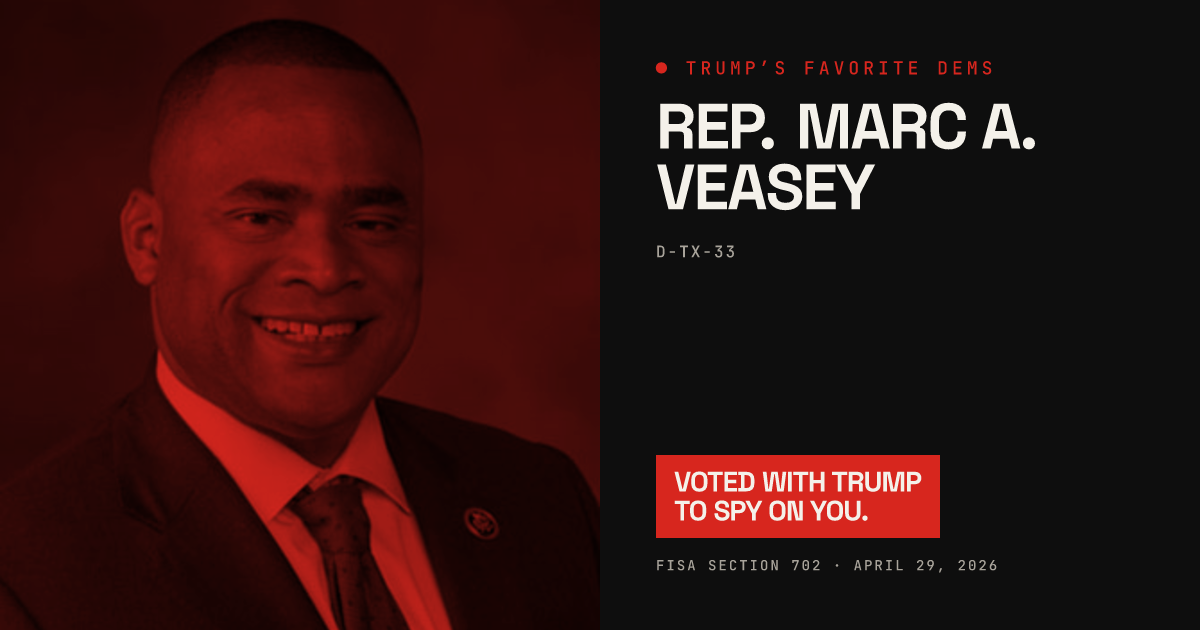 Marc A. Veasey share card
