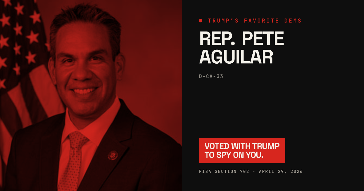 Pete Aguilar share card