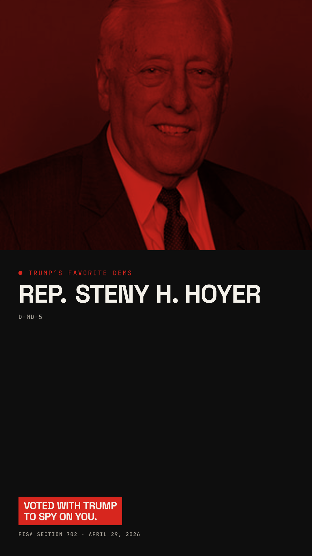 Steny H. Hoyer share card