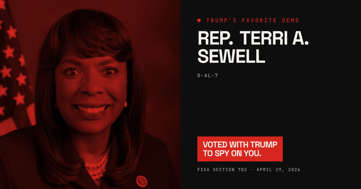 Terri A. Sewell share card