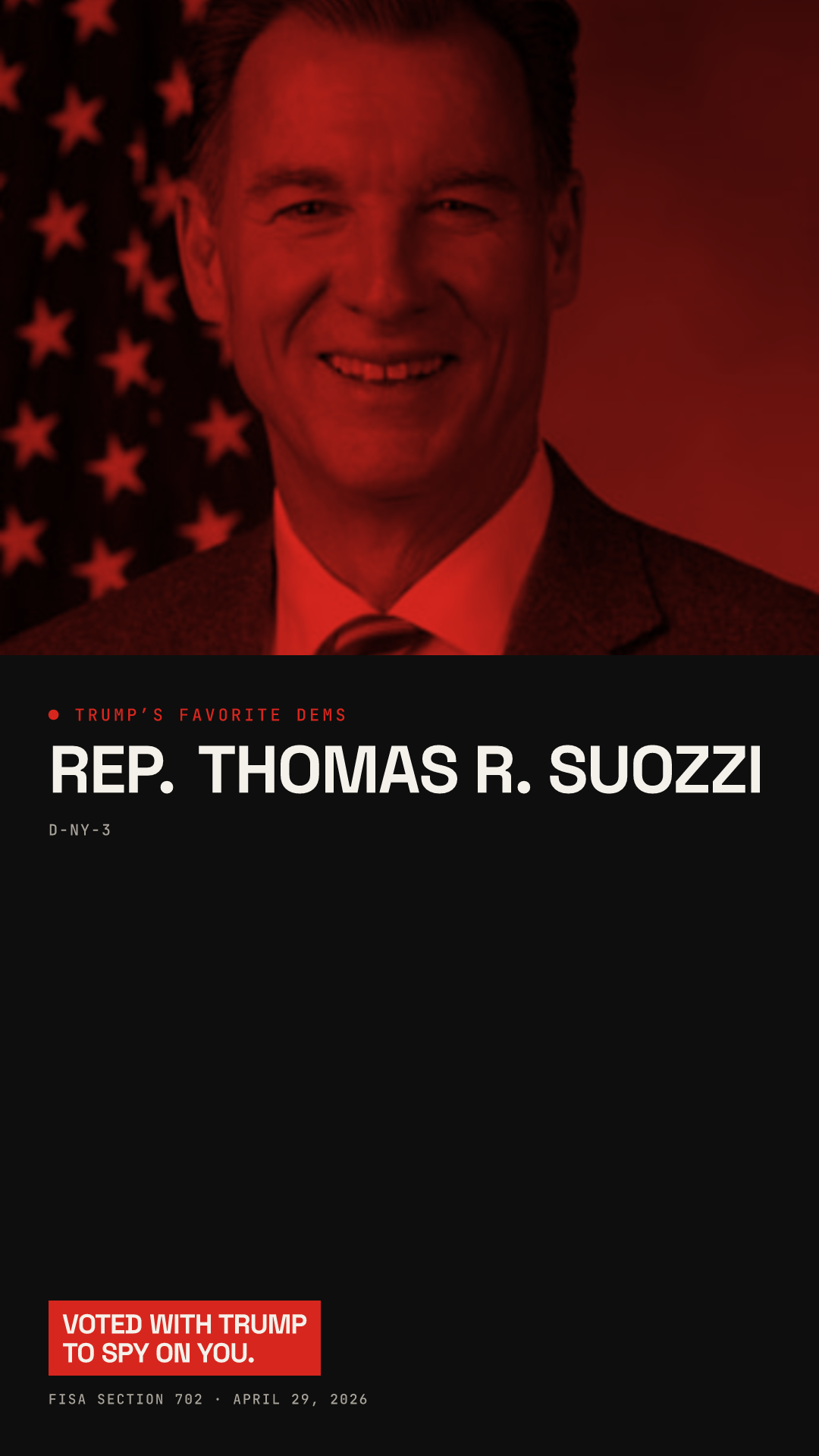 Thomas R. Suozzi share card
