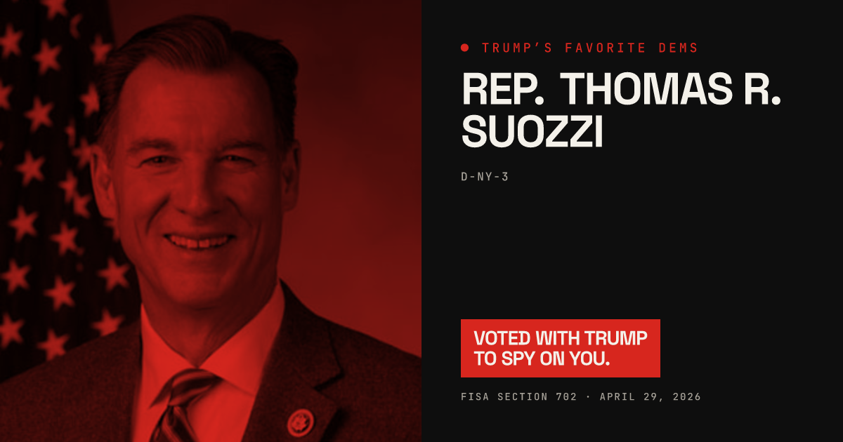 Thomas R. Suozzi share card